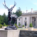 metal bronze garden decoration skyfall deer statue for sale